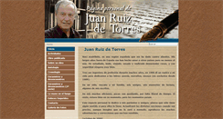 Desktop Screenshot of juanruizdetorres.net